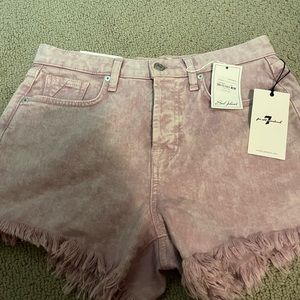 Pink high wasted Jean shorts